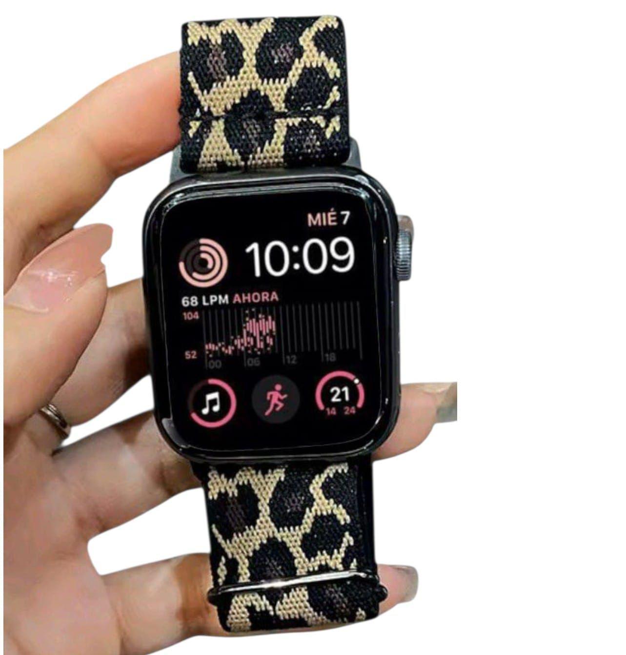 Correa Leopardo Animalprint APPLE WATCH 42-49mm Se1-se8/se10-0