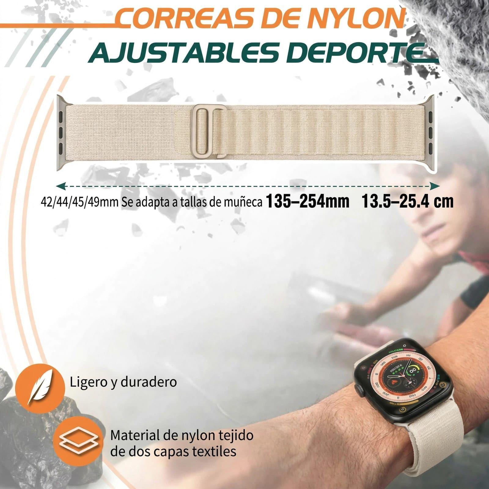 Correa Alpine Compatible Apple Watch 42/44/45/49mm Ultra-2