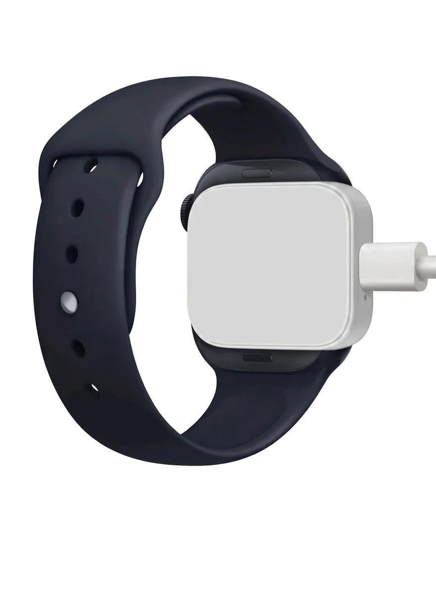 Cable Carga Compatible Apple Watch Series 1-7 Tipo C 1mt Blanco-3