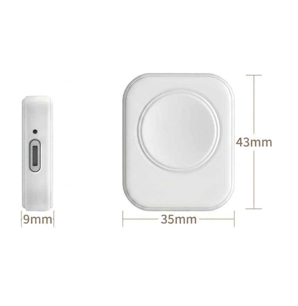 Cable Carga Compatible Apple Watch Series 1-7 Tipo C 1mt Blanco-4