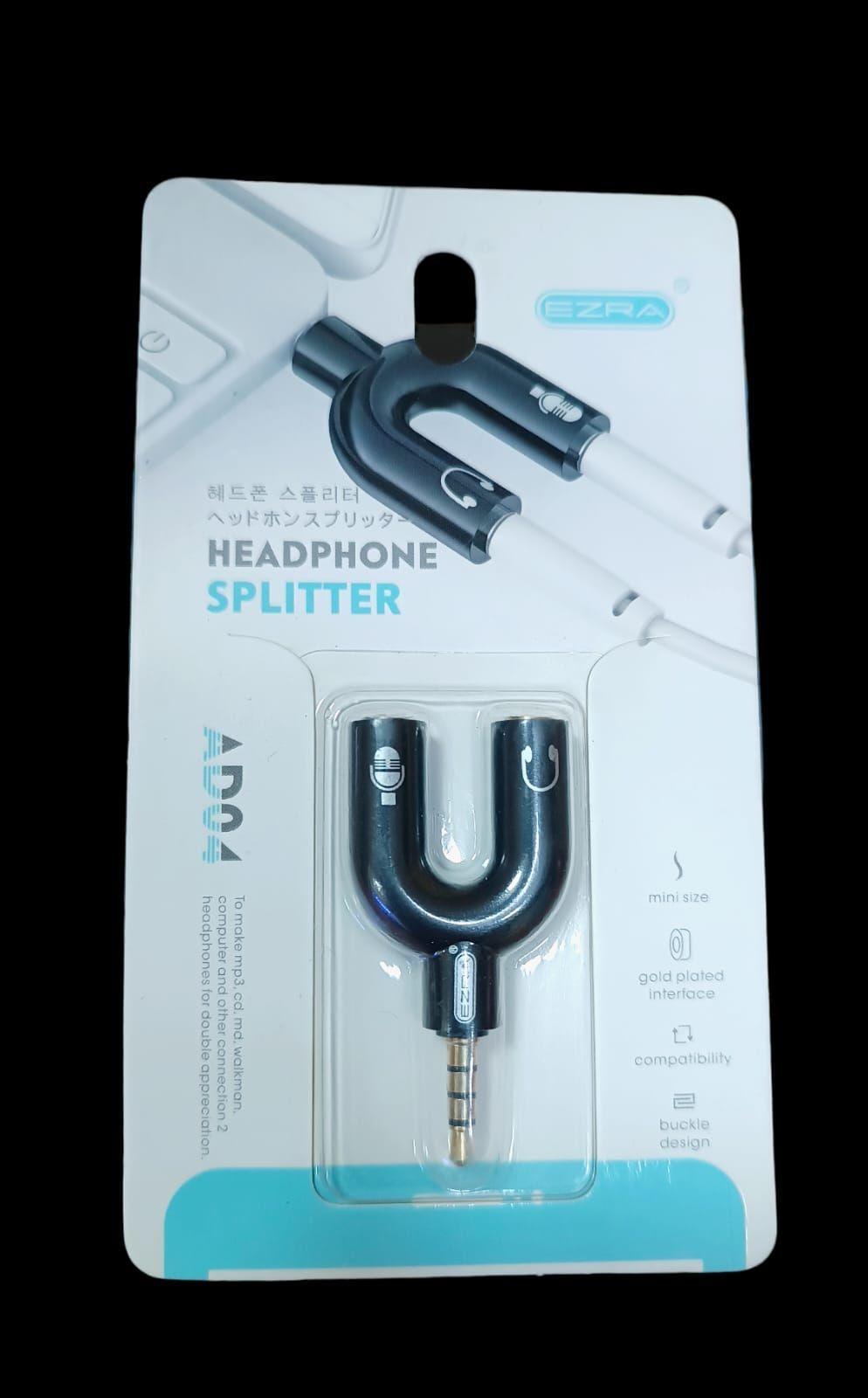 Splitter 35mm Adaptador Audio Separa Microfono Audifono-2
