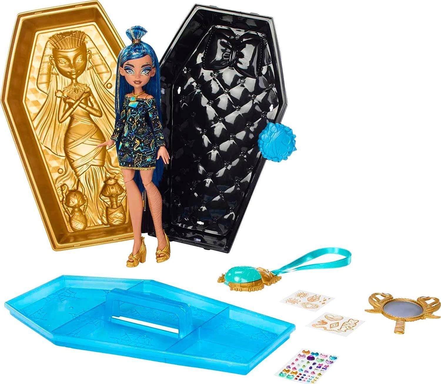 Muñeca Monster High Cleo De Nile Set De Belleza Y Juego-5