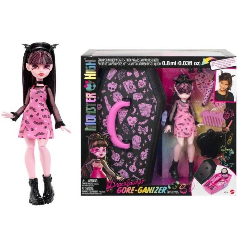 Muñeca Monster High Draculaura Gore Ganizer Set De Juego-0