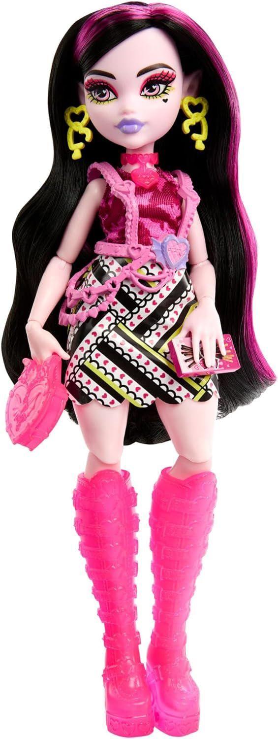 Muñeca Monster High Draculaura Skulltimate Secrets Neon -1