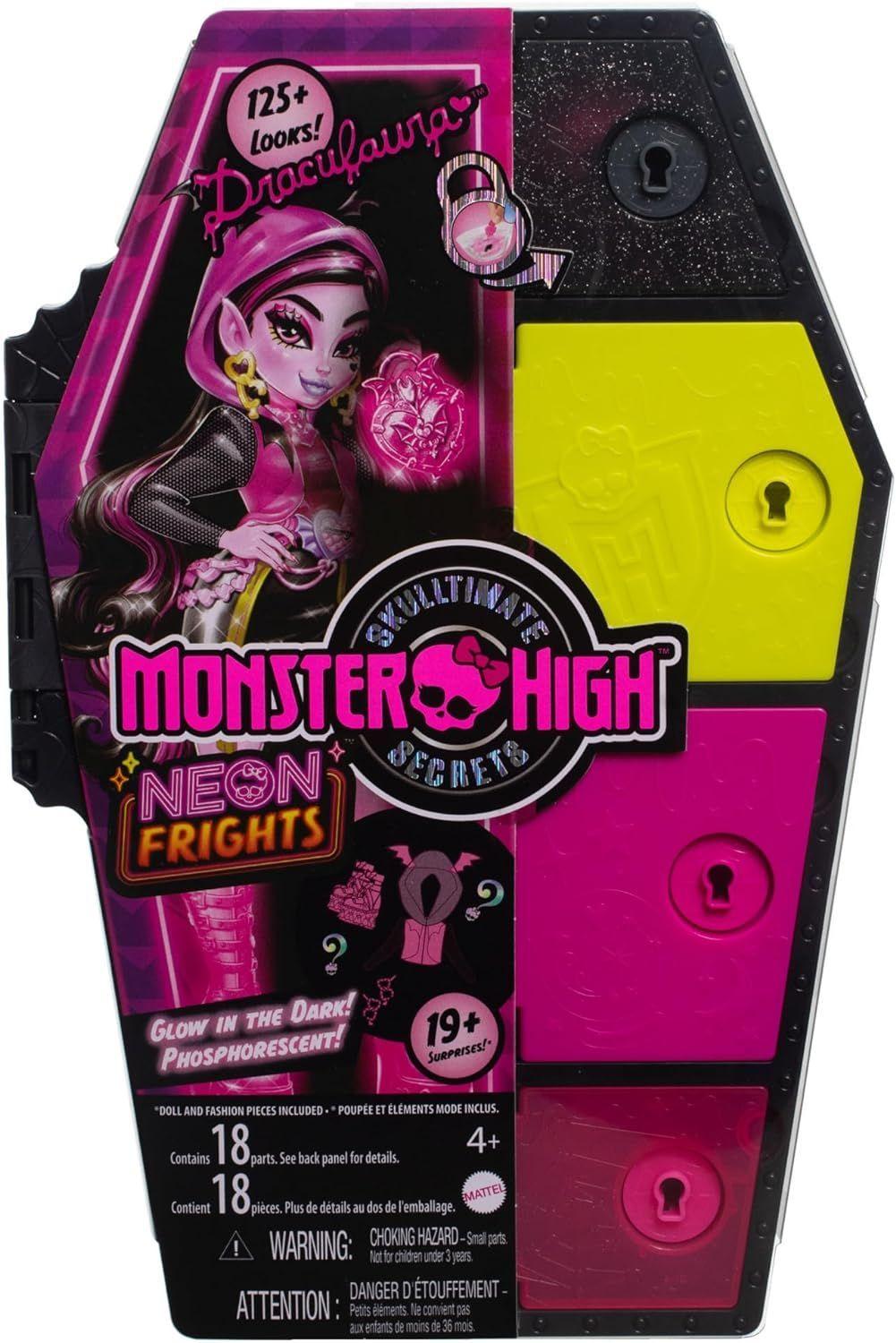 Muñeca Monster High Draculaura Skulltimate Secrets Neon -5