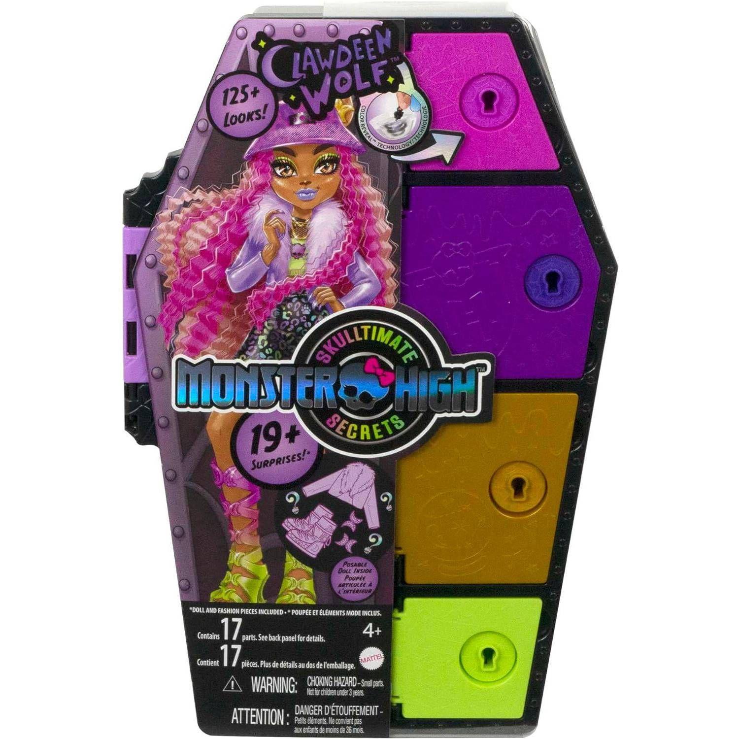 Muñeca Monster High Clawdeen Wolf Skulltimate Secrets-0