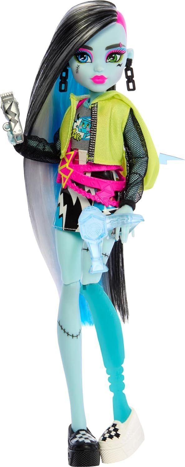 Muñeca Monster High Frankie Stein Skulltimate Secrets Neon -1