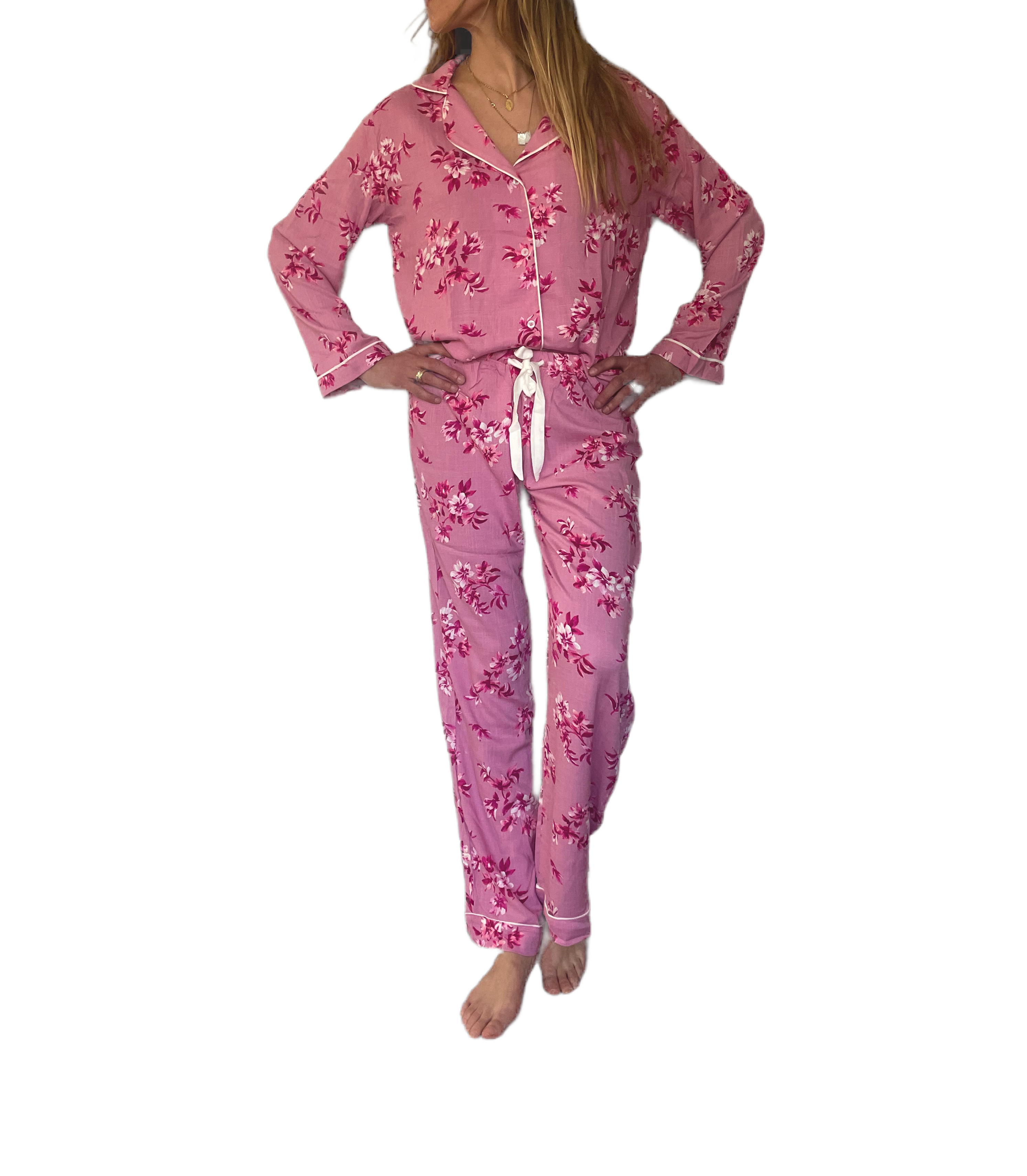 Pijama Adela pantalón talla S-0
