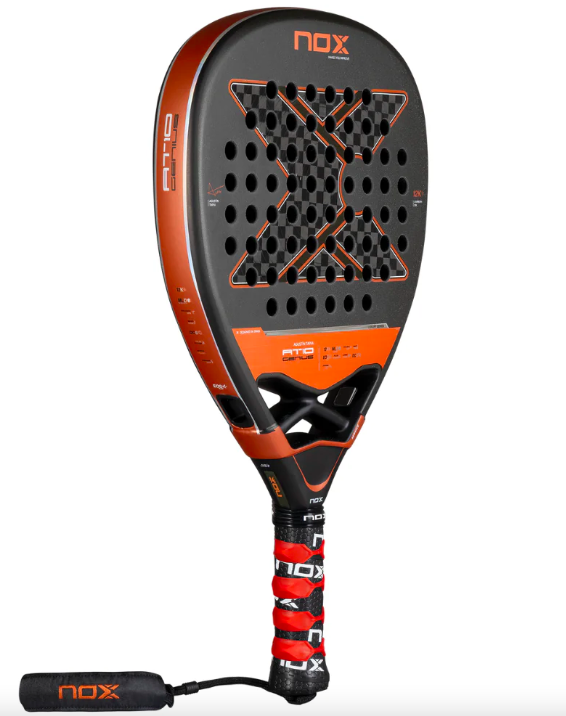 Pala Padel Nox AT10 Genius Attack 12K By Agustin Tapia 2025+Overgrip-1