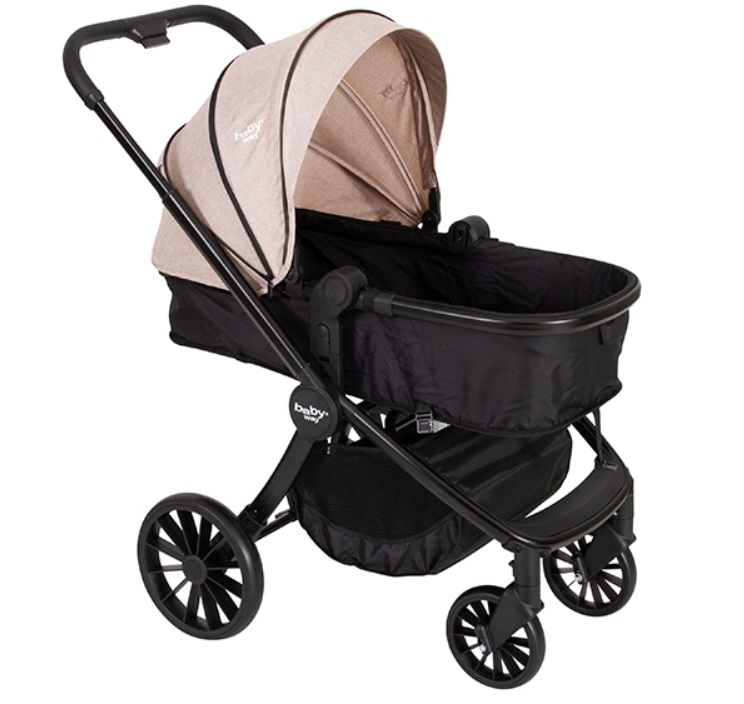 COCHE TRAVEL 3 EN 1 GOLDEN BLACK CON BASE-5