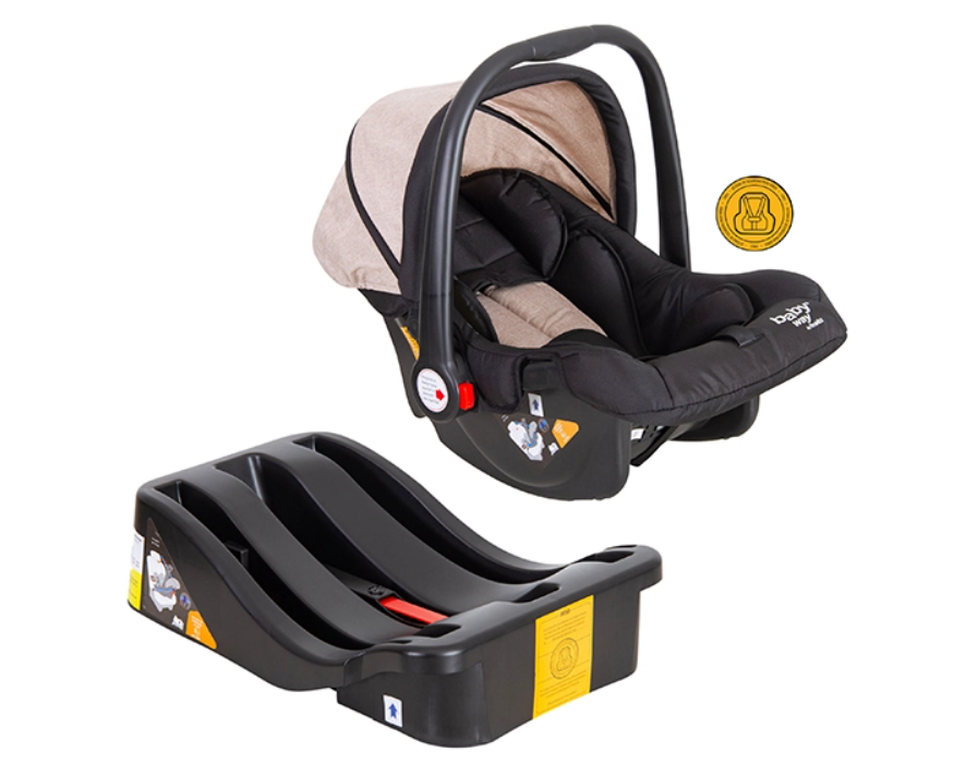 COCHE TRAVEL 3 EN 1 GOLDEN BLACK CON BASE-6