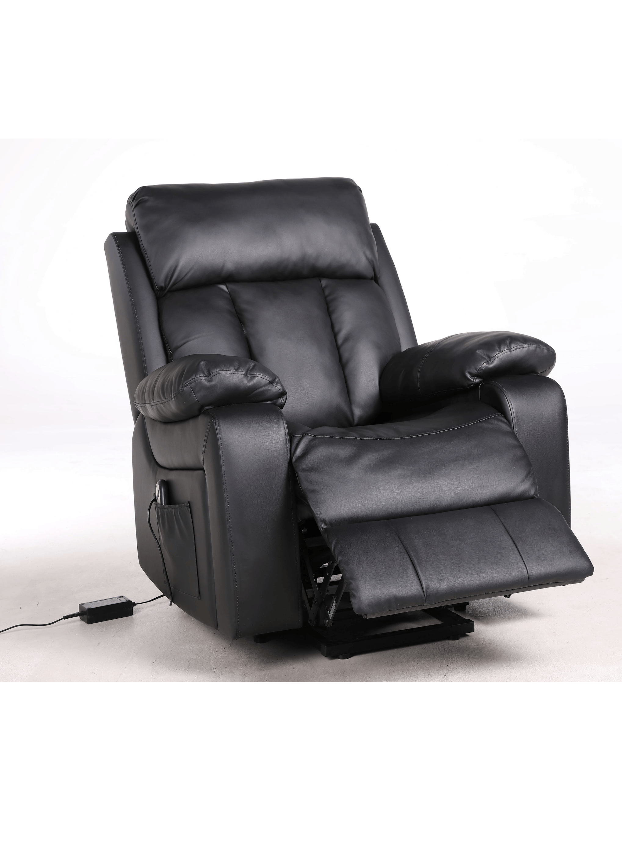 Berger Reclinable Electrico con Alzador Negro Senior Nubo-4