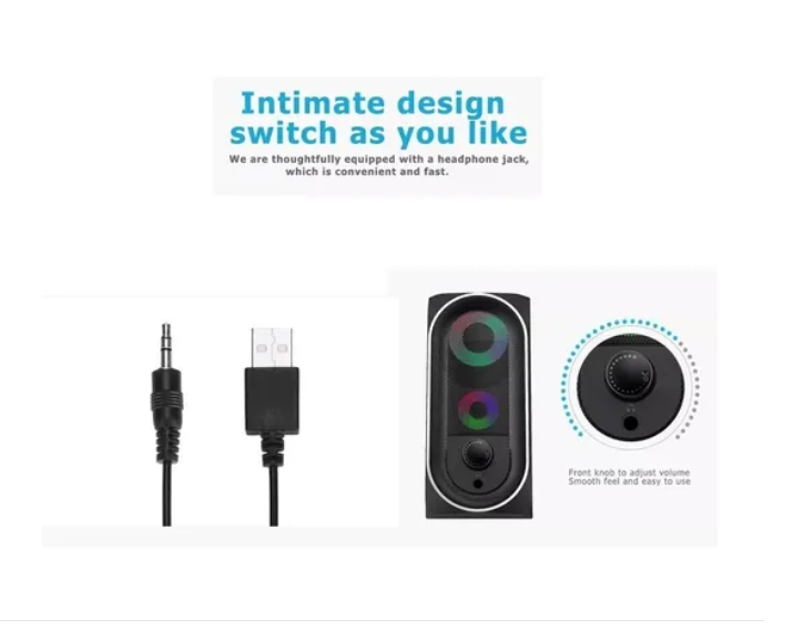 Parlante Hp Gamer  6w Rgb Dhe6001-1