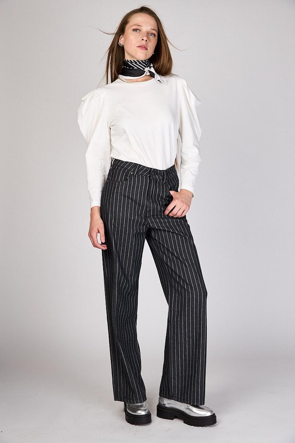 Polera con Recogido en Hombro Clair Crudo Eclipse-2