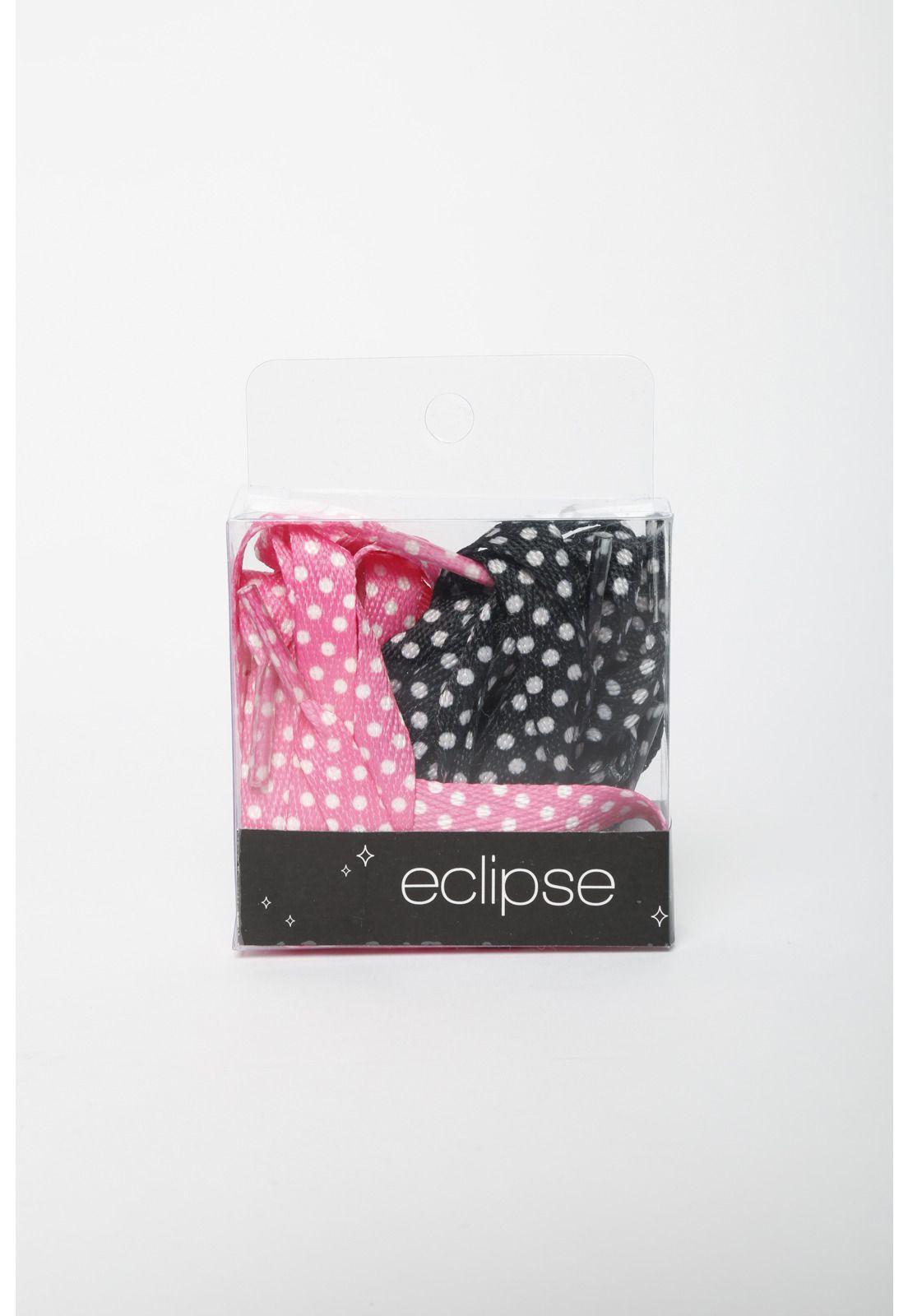 Set 2 Pares De Cordones Dots Multicolor Eclipse Accesorios-0