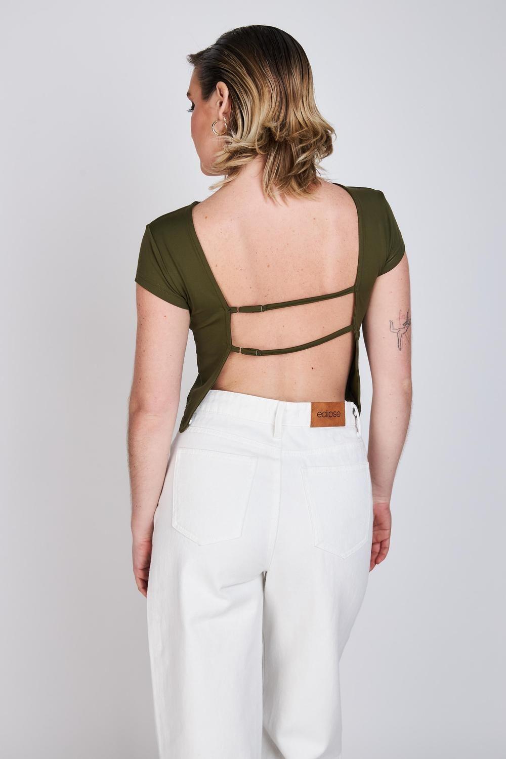 Polera Sin Espalda Elisa Verde ATR by Eclipse-1