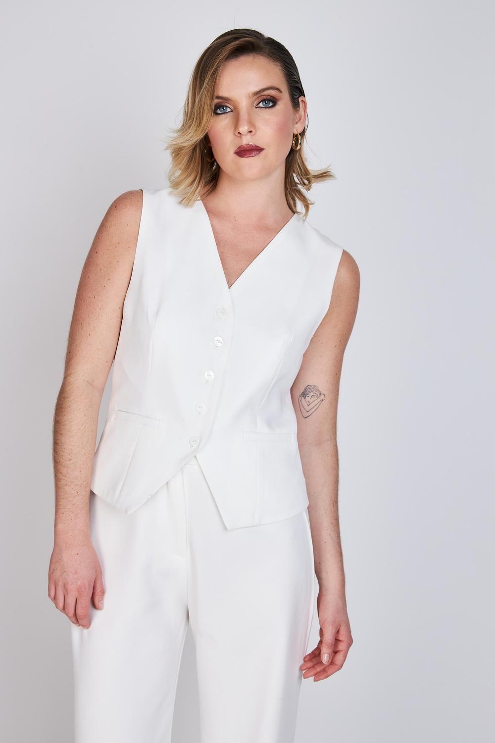 Vest Gillet Filipa Blanco Eclipse-0