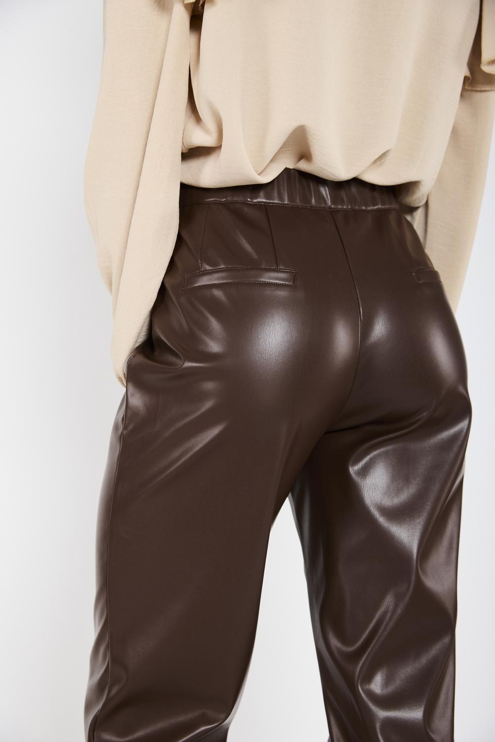 Pantalón Cuerina Martina Chocolate-3