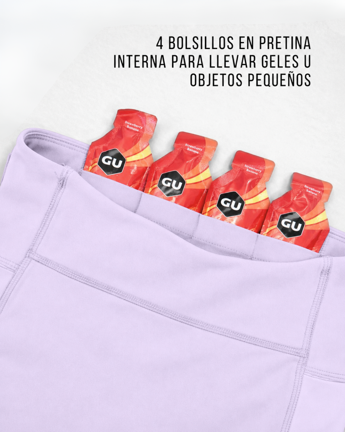Calza Running Técnica Mujer Valencia Lila-4