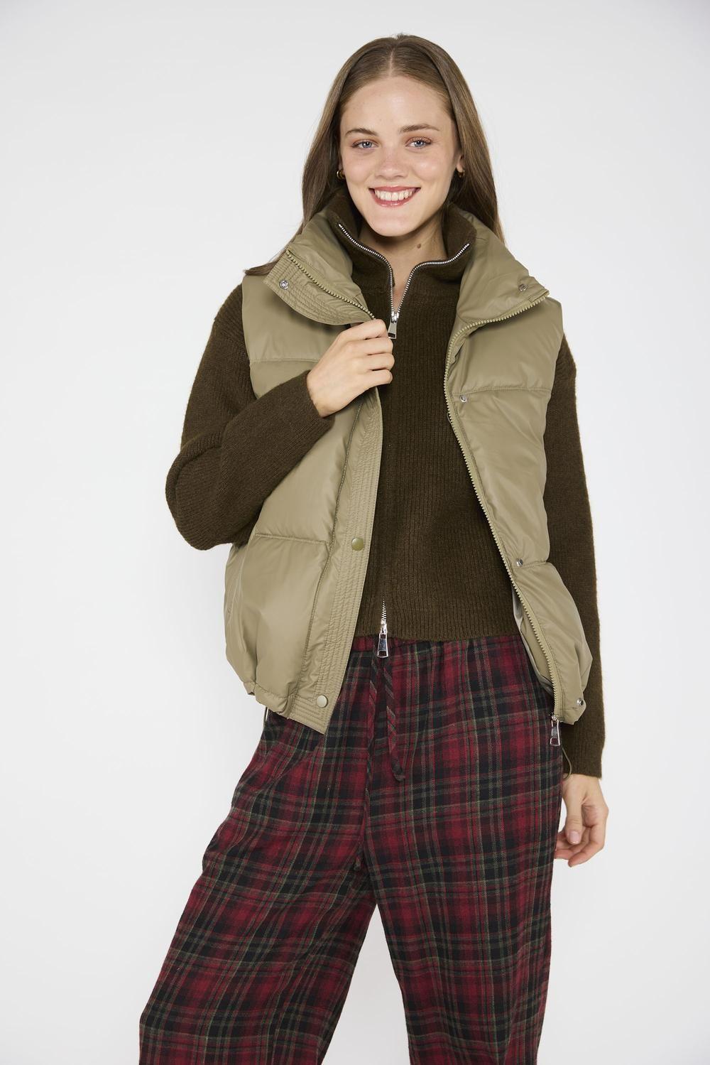 Parka Sin Mangas Anastasia Verde-0