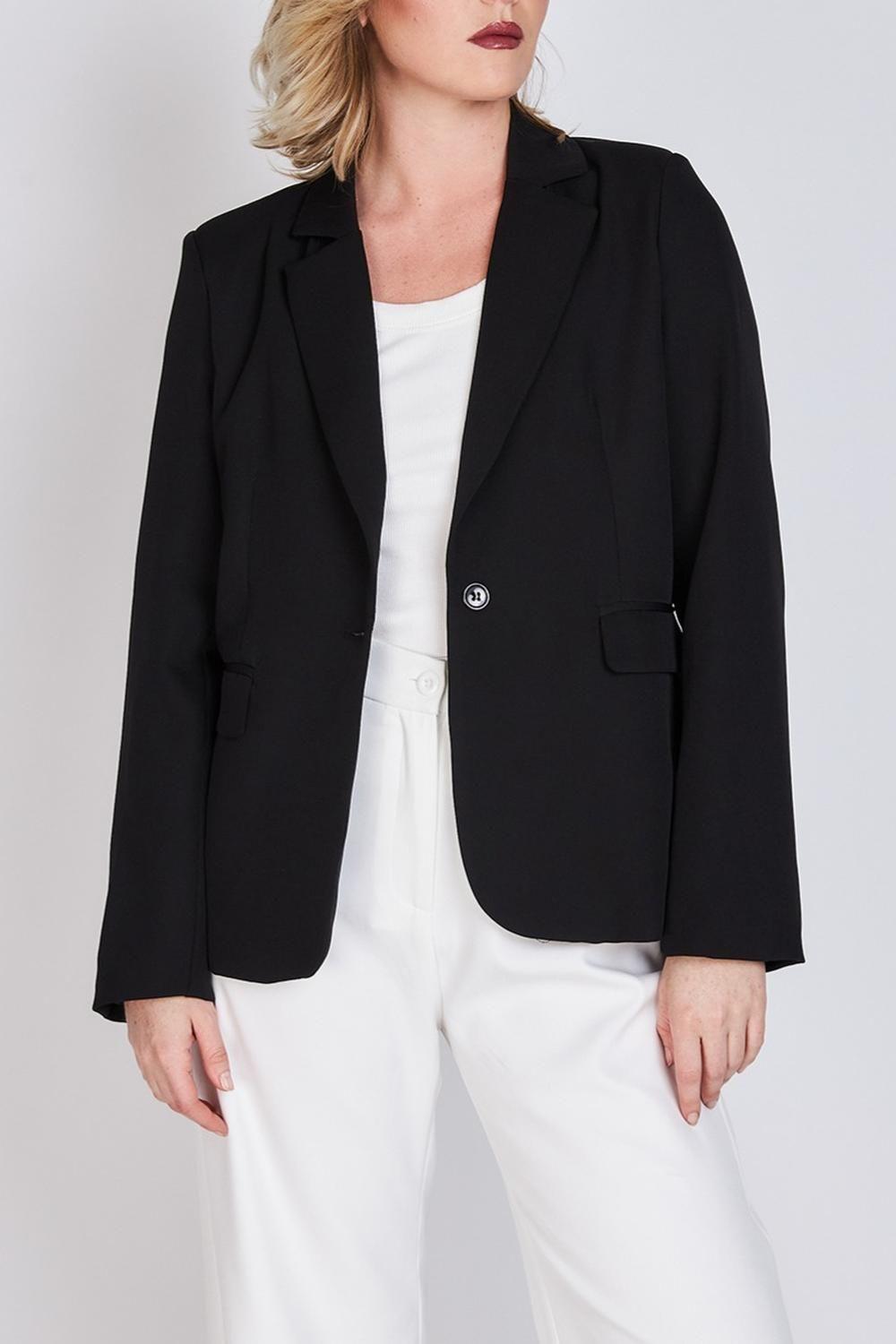 Blazer Clásico Leticia Negro Woman by Eclipse-0