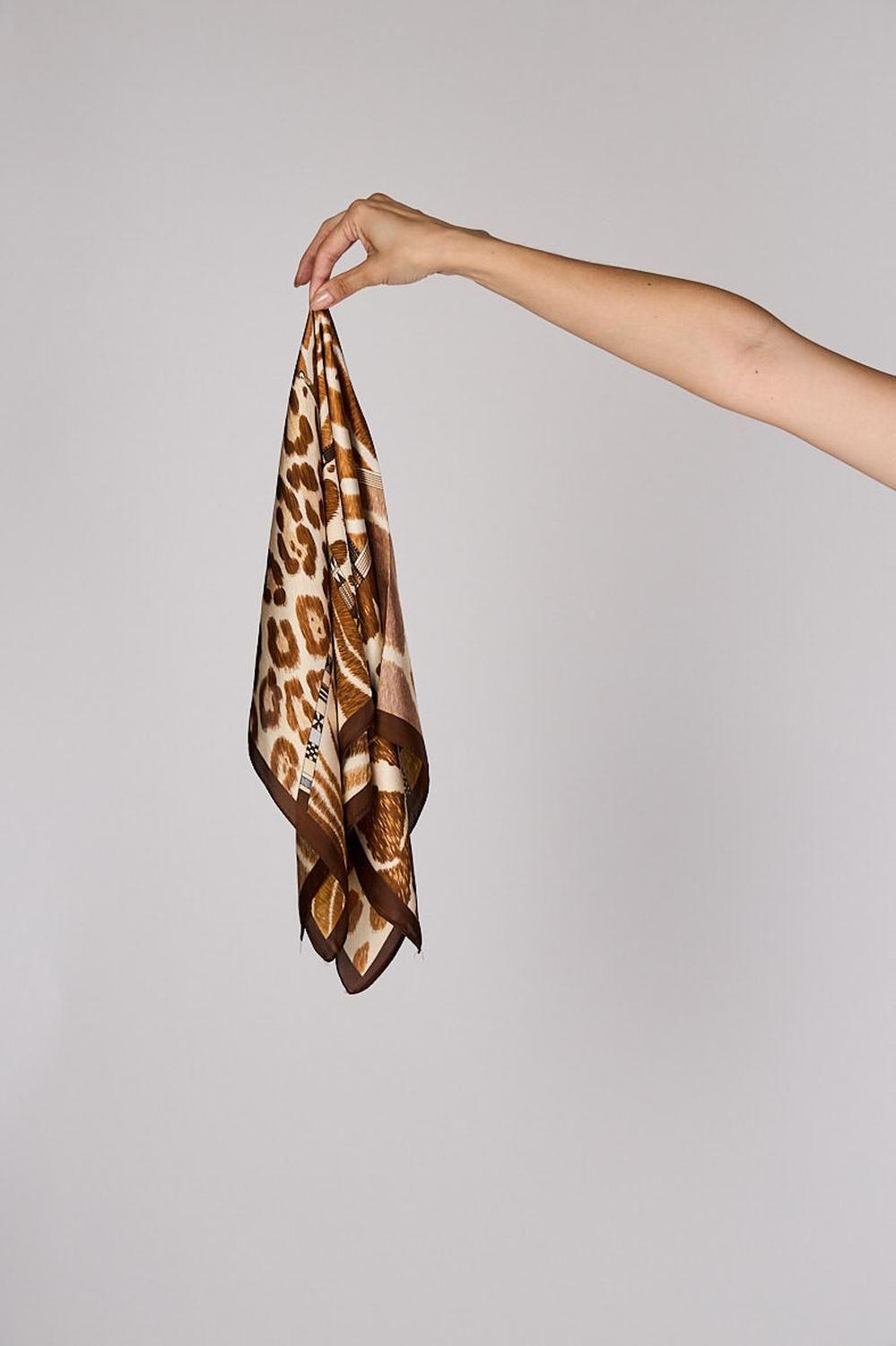 Pañuelo Satinado Jacinta Café Eclipse-0