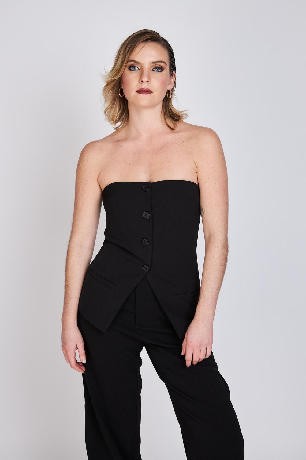 Top Strapless Sastrero Emma Negro ATR by Eclipse-0
