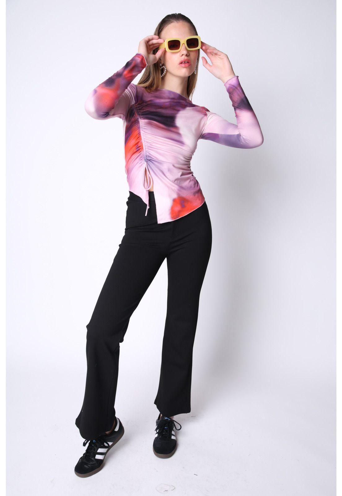 Polera Asimétrica Pascal Rosa ATR by Eclipse-3