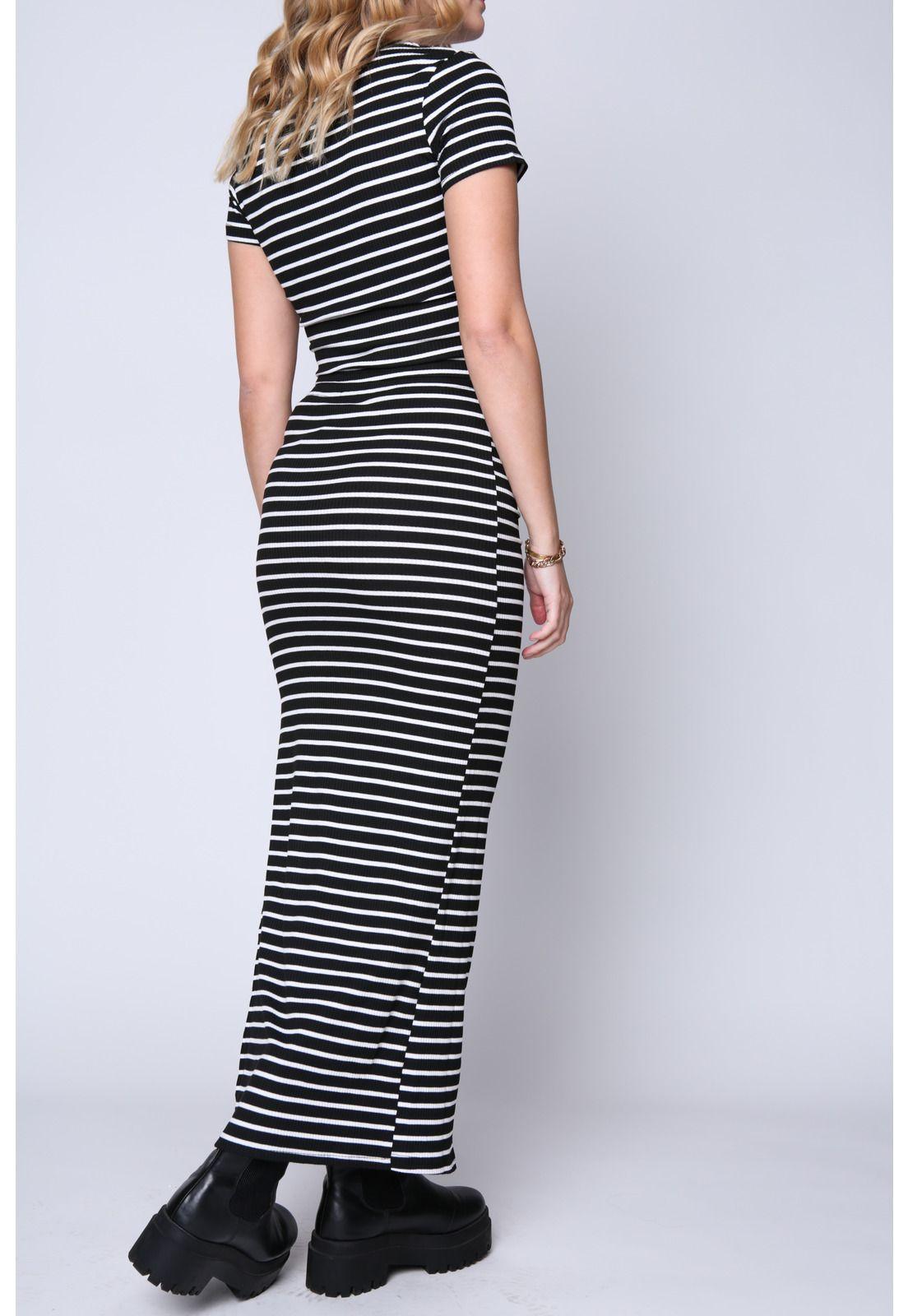 Falda Em Negro/ Blanco  Eclipse-1