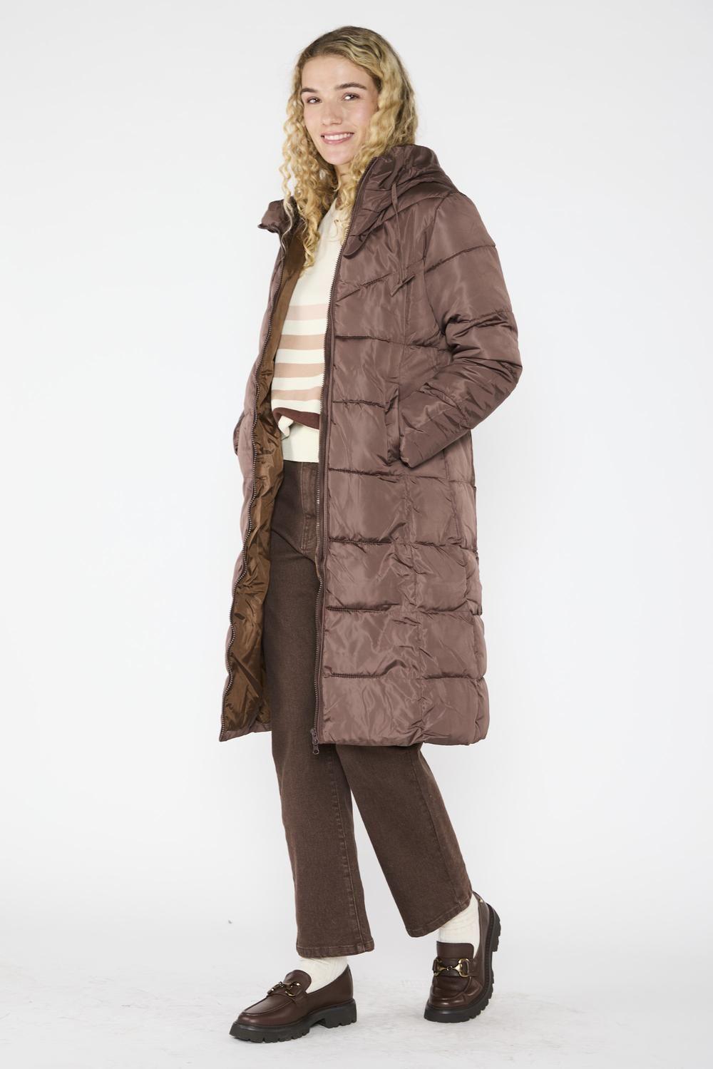 Parka Larga Antonia Café-0