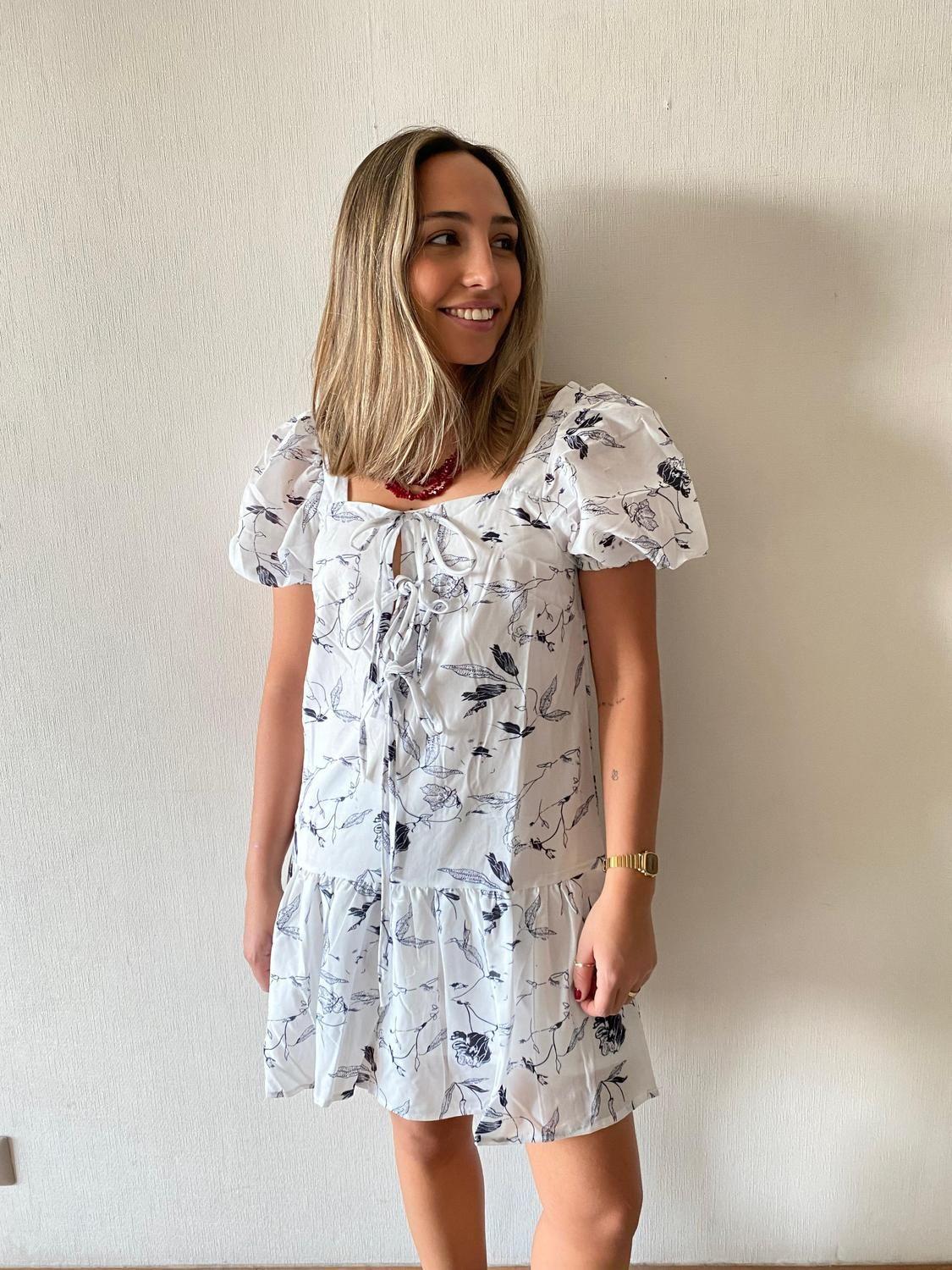Vestido Romántico Laura Blanco Eclipse-0
