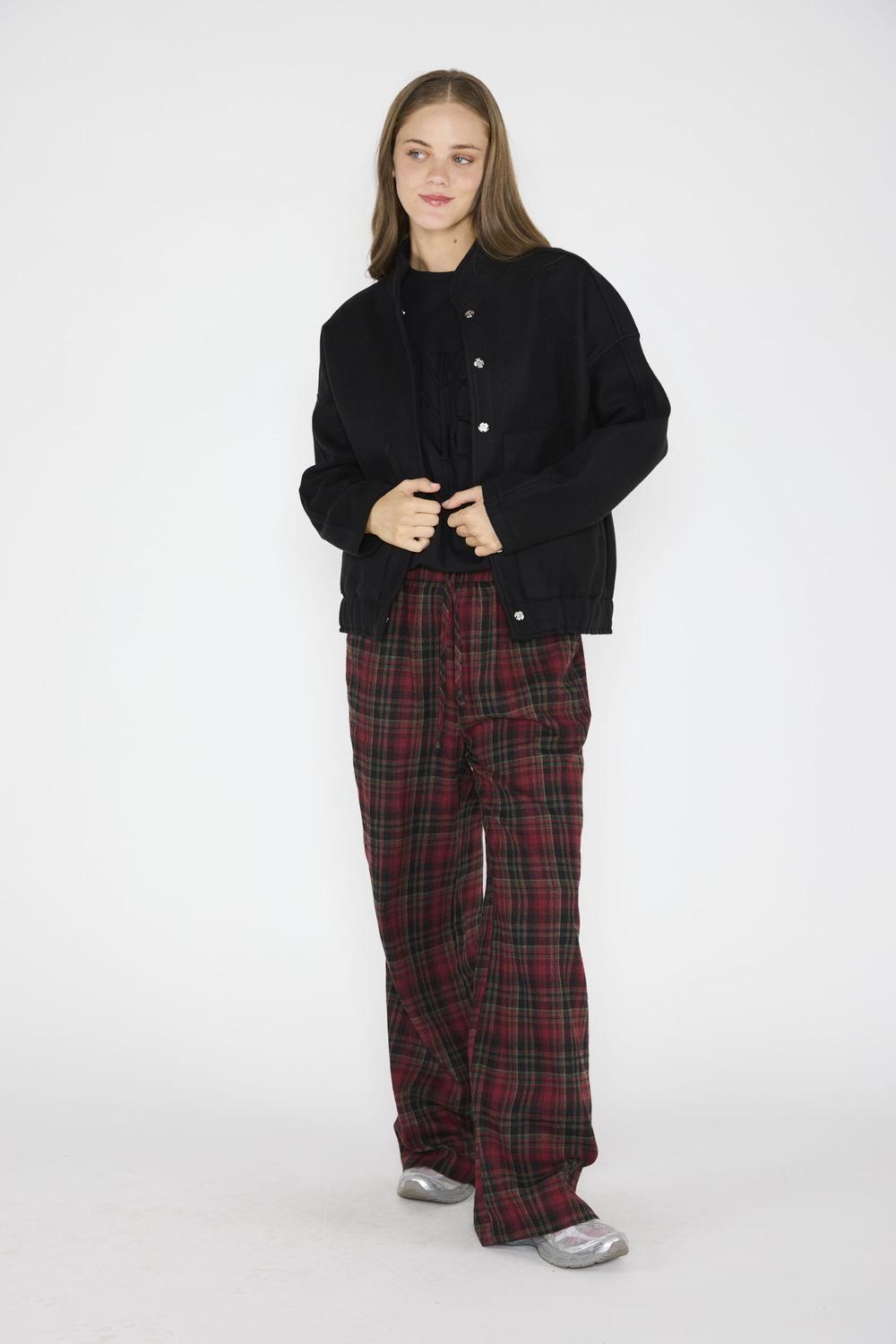 Chaqueta Bomber Alison Negro-2