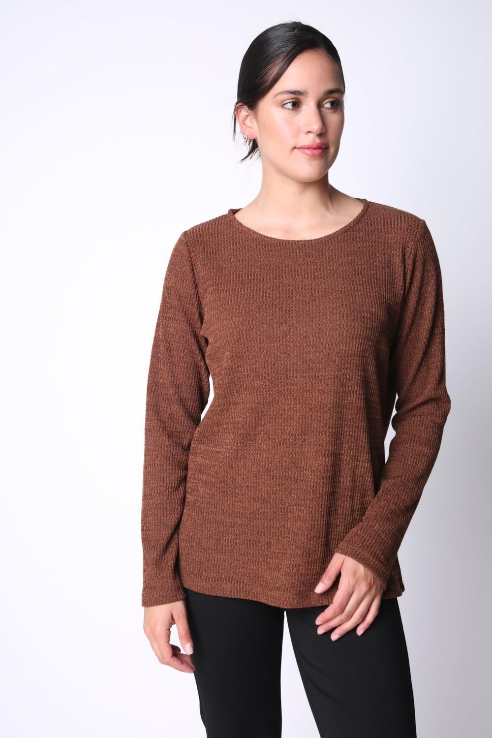 Polera Gina Café Woman by Eclipse-0