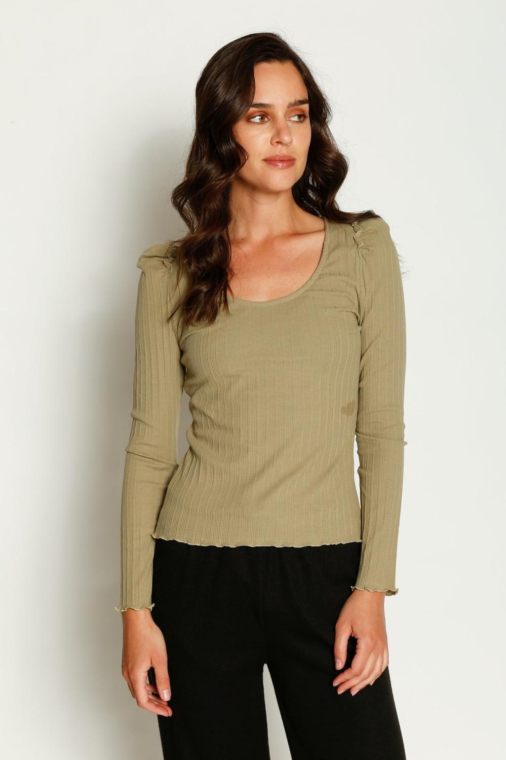 Polera Ami Verde Eclipse-0