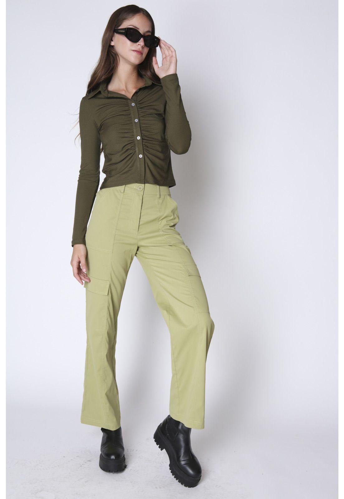 Pantalón Cindy Verde Atrevida-3