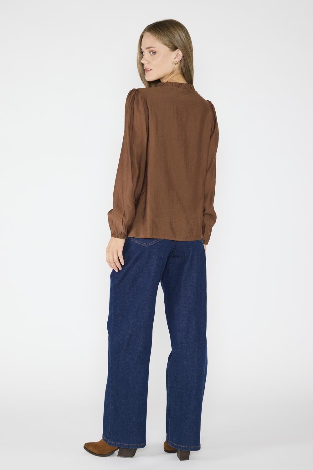 Blusa Agustina Chocolate-2