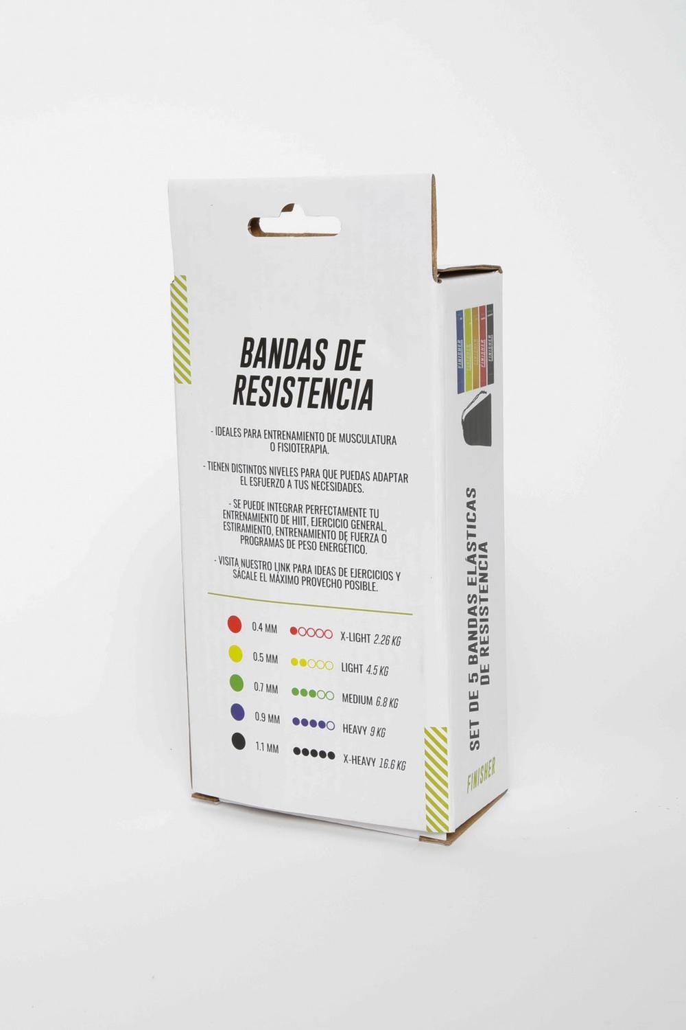 Set de 5 Bandas Loop de Resistencia Finisher-3