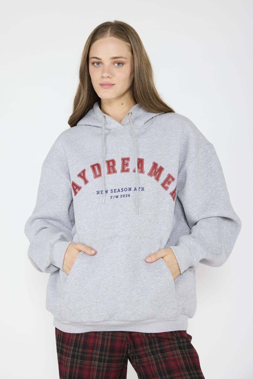 Polerón Hoodie Luciana Gris-0