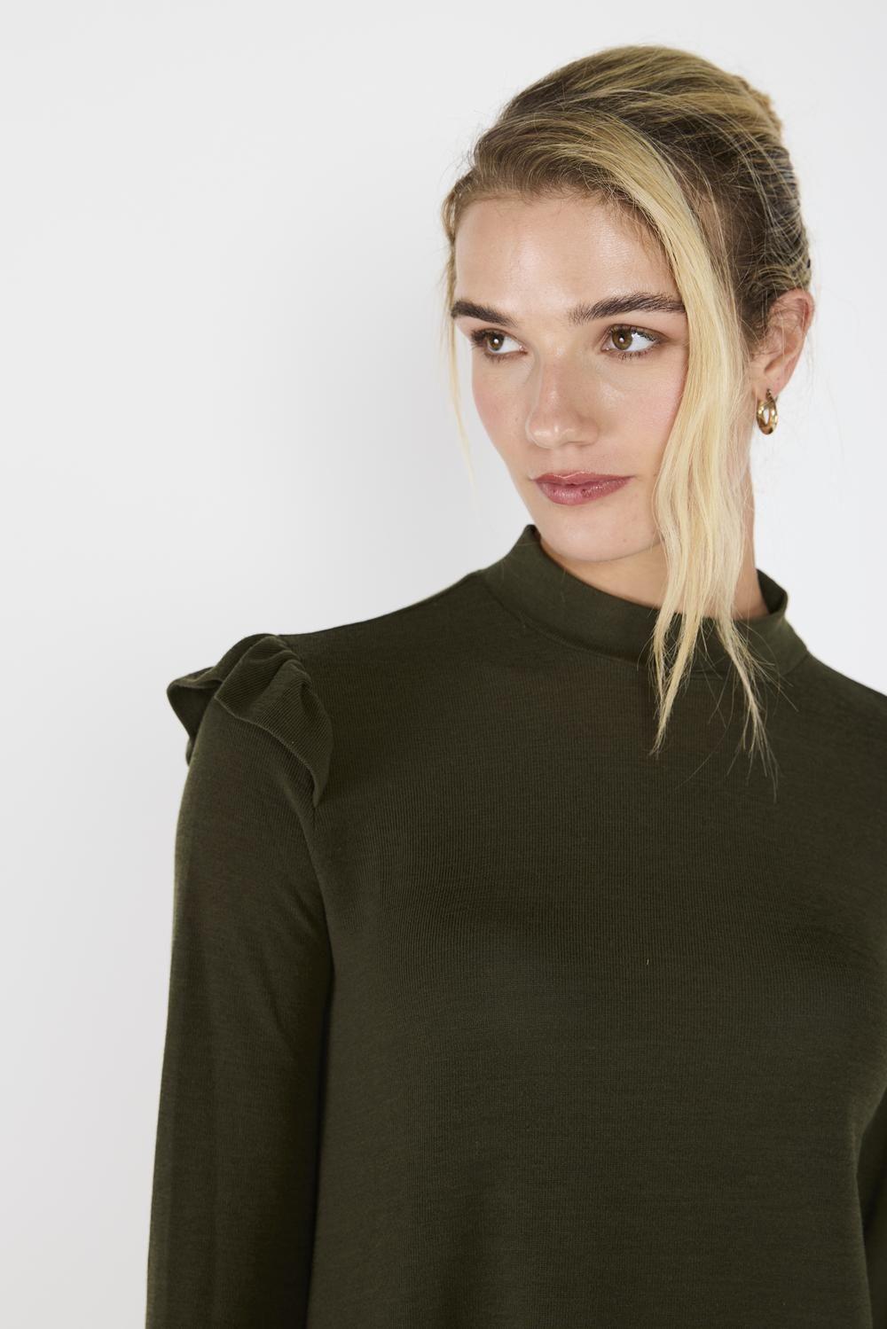 Polera Marcela Verde Militar-1