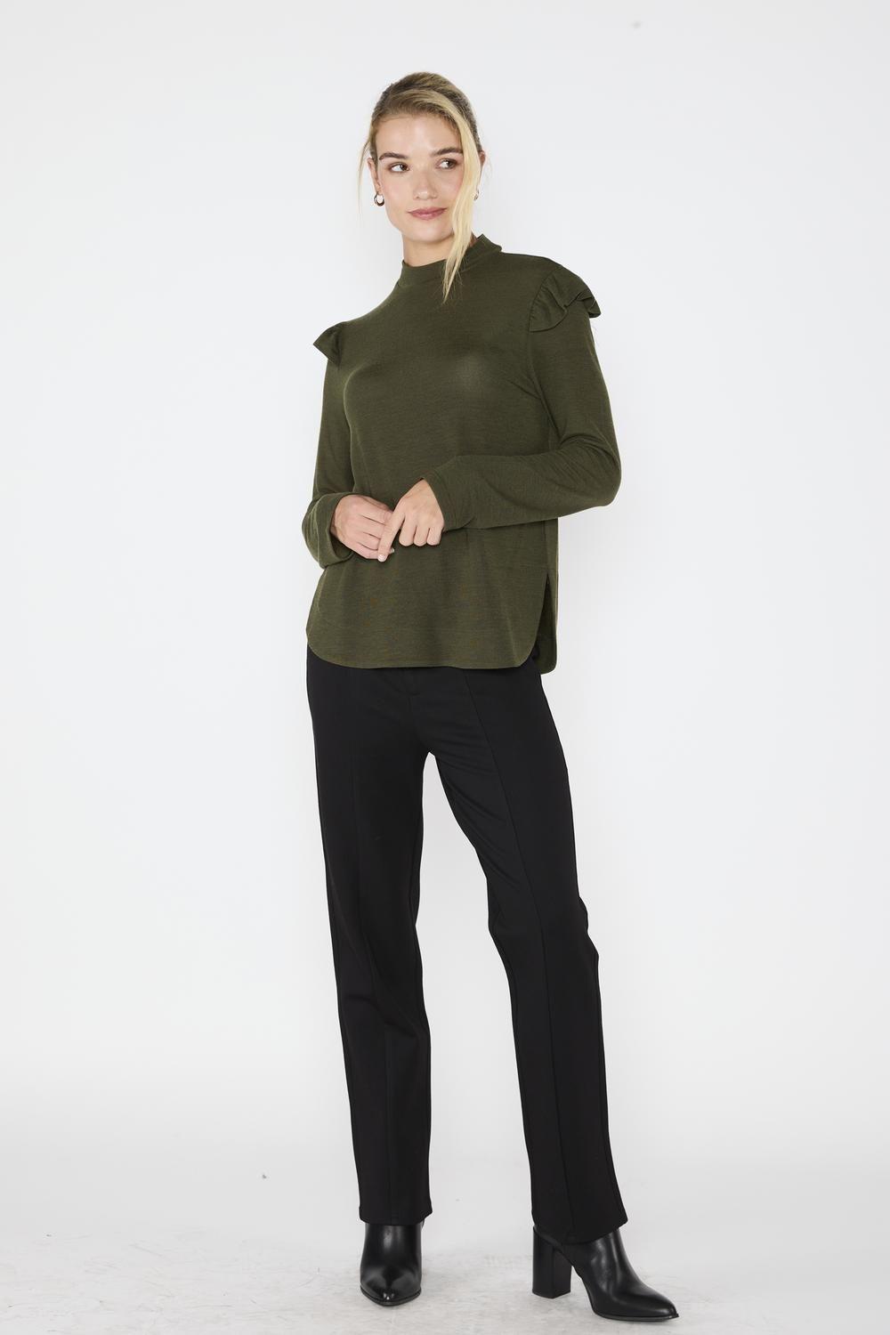 Polera Marcela Verde Militar-3