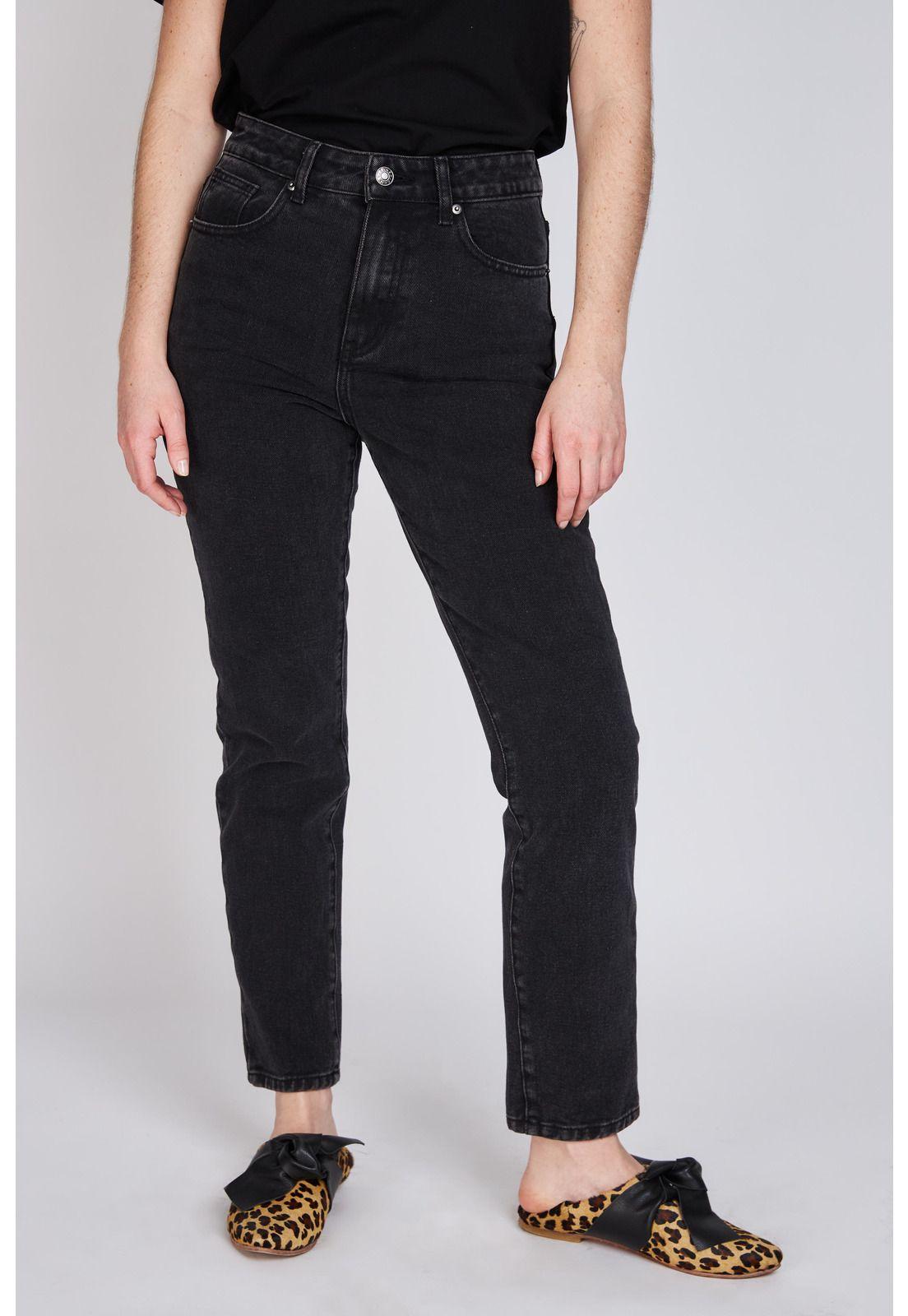 Jeans Straight Anastasia Negro Negro Eclipse-0