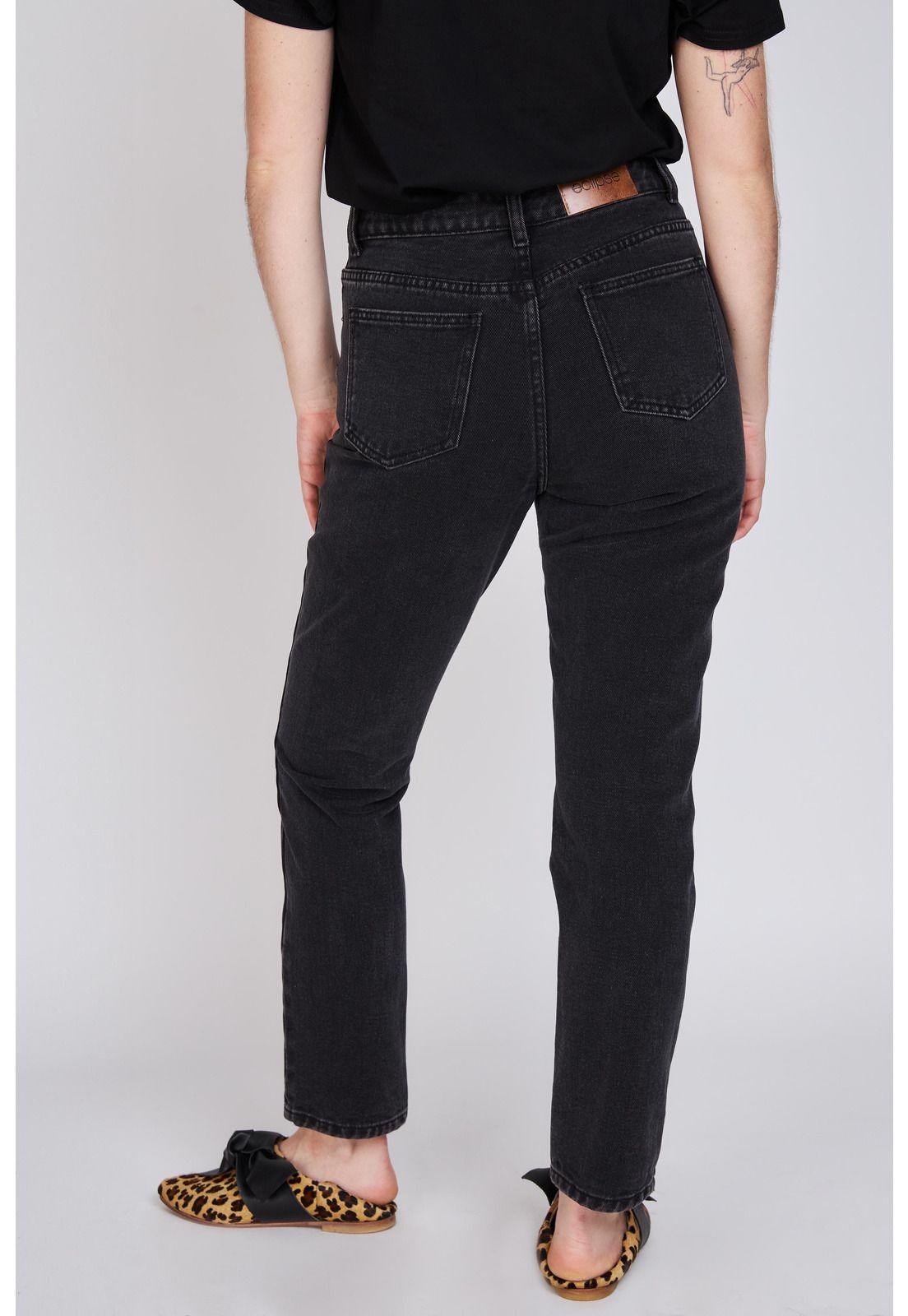 Jeans Straight Anastasia Negro Negro Eclipse-1