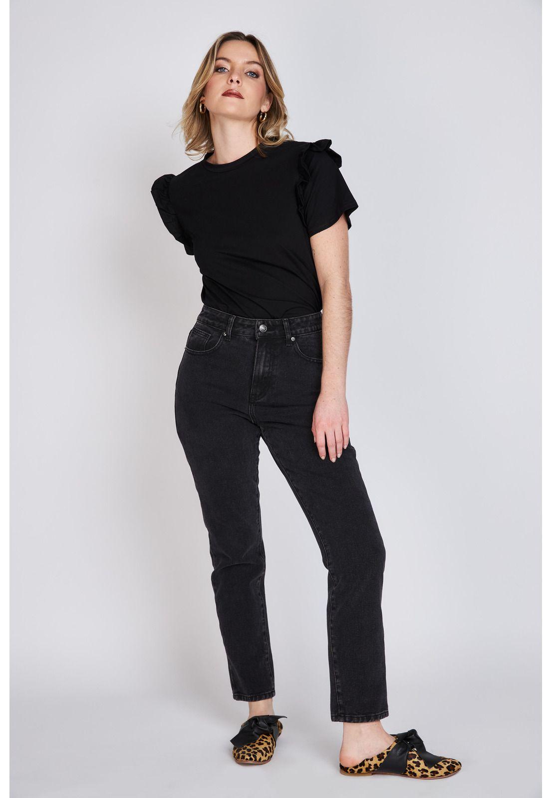 Jeans Straight Anastasia Negro Negro Eclipse-3