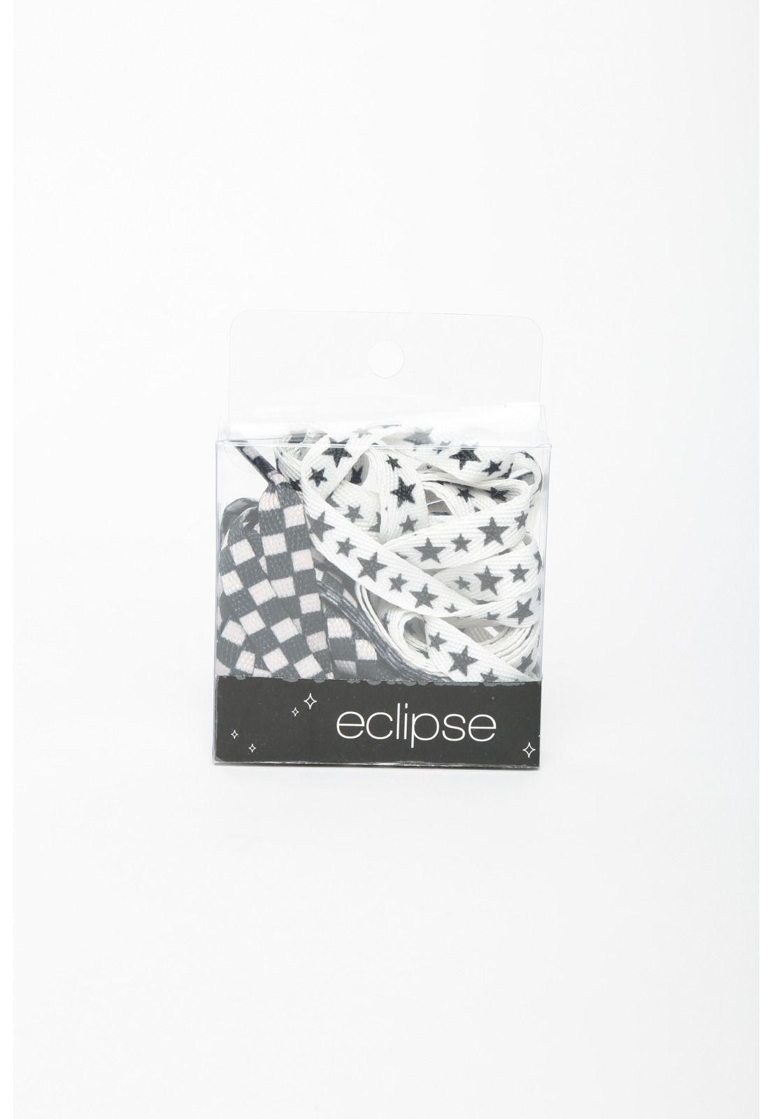 Set 2 Pares De Cordones Stars Multicolor Eclipse Accesorios-0