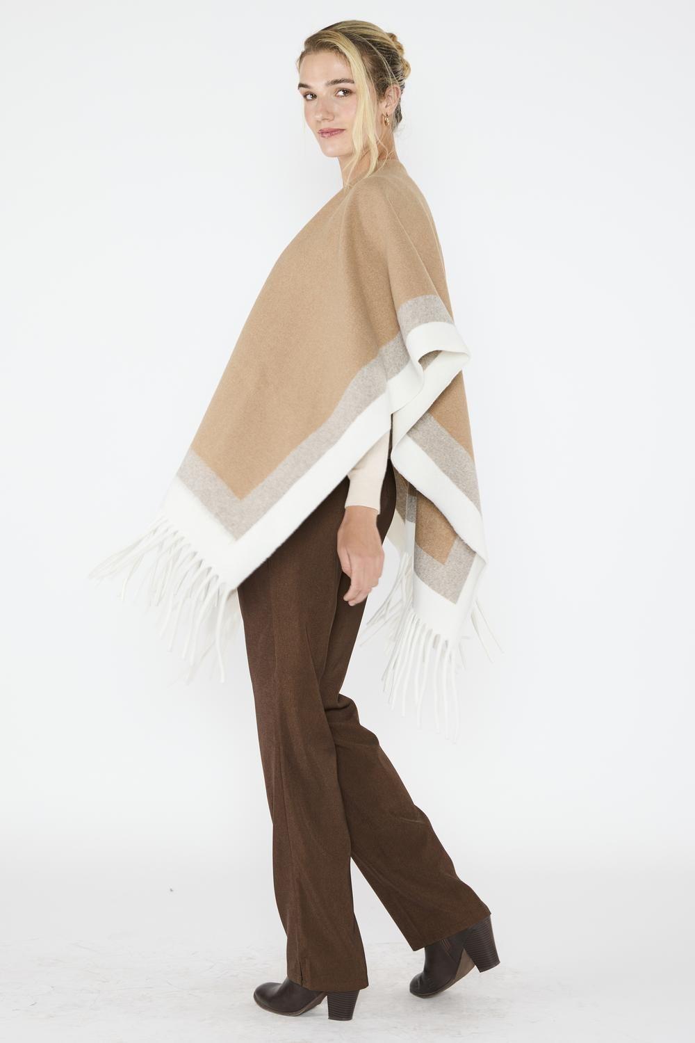 Ruana Soledad Taupe-2