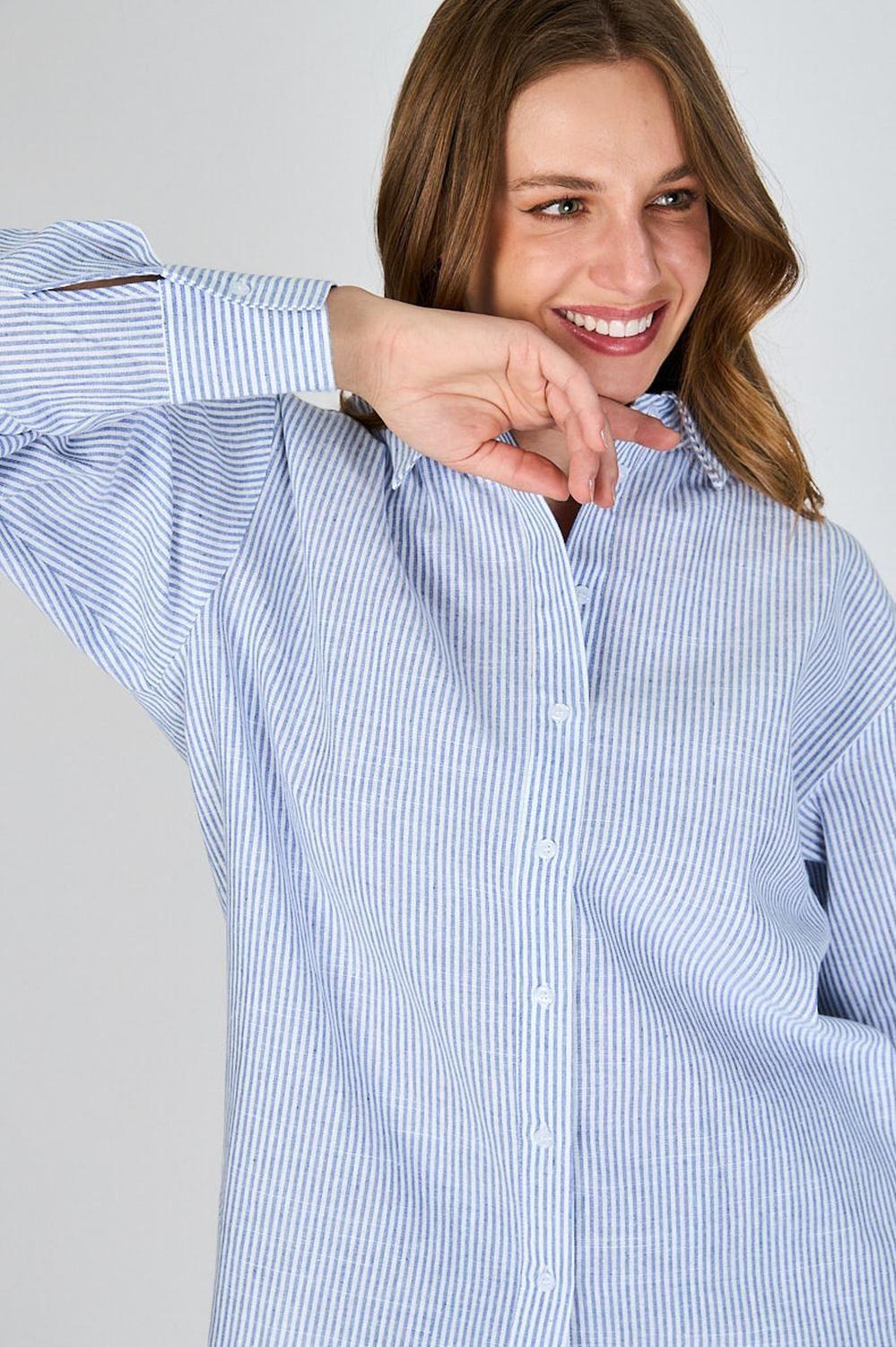 Camisa Rayada María Eclipse-3
