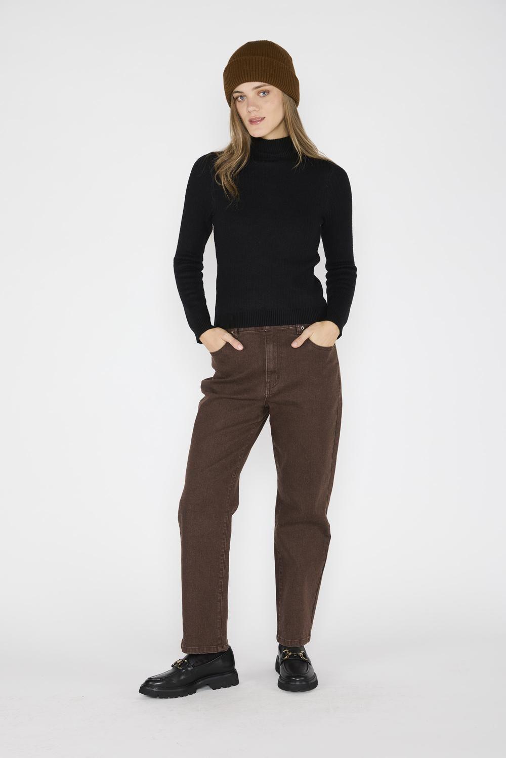 Tejido Forrado Amelia Negro-3