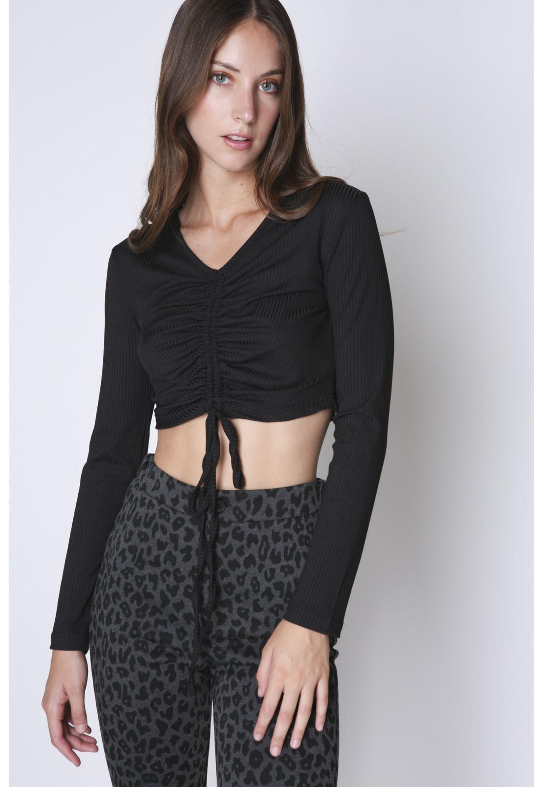 Polera Amelie Negro Atrevida-0
