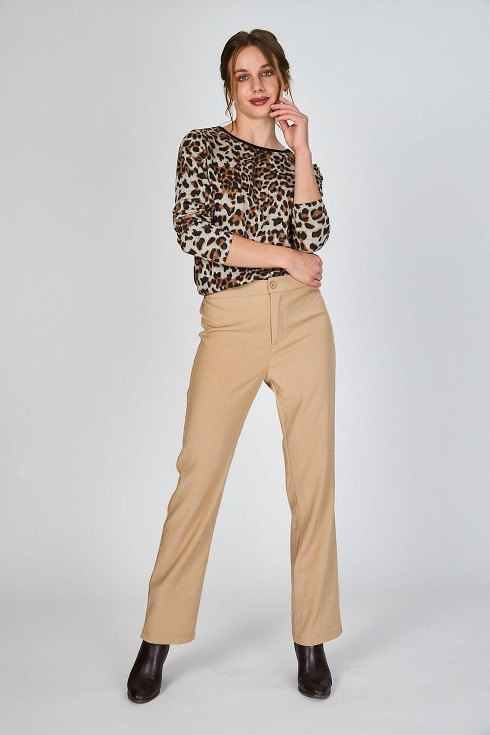 Pantalón de Vestir con Cintura Elástica Sara Woman by Eclipse-3