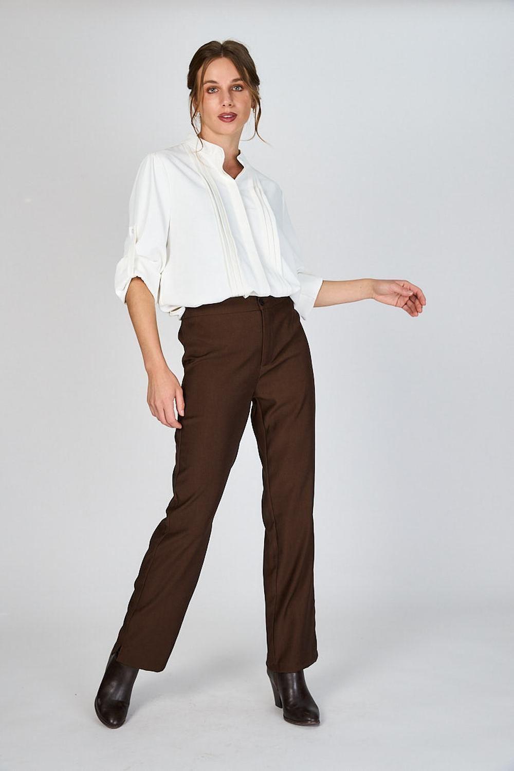 Pantalón de Vestir con Cintura Elástica Sara Woman by Eclipse-3
